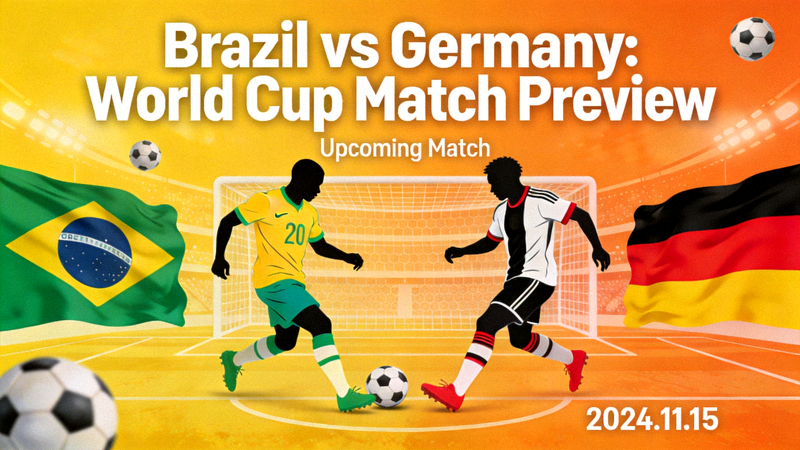 Preview of the upcoming World Cup match between Brazil and Germany